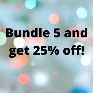 15% off bundles of 3 or more